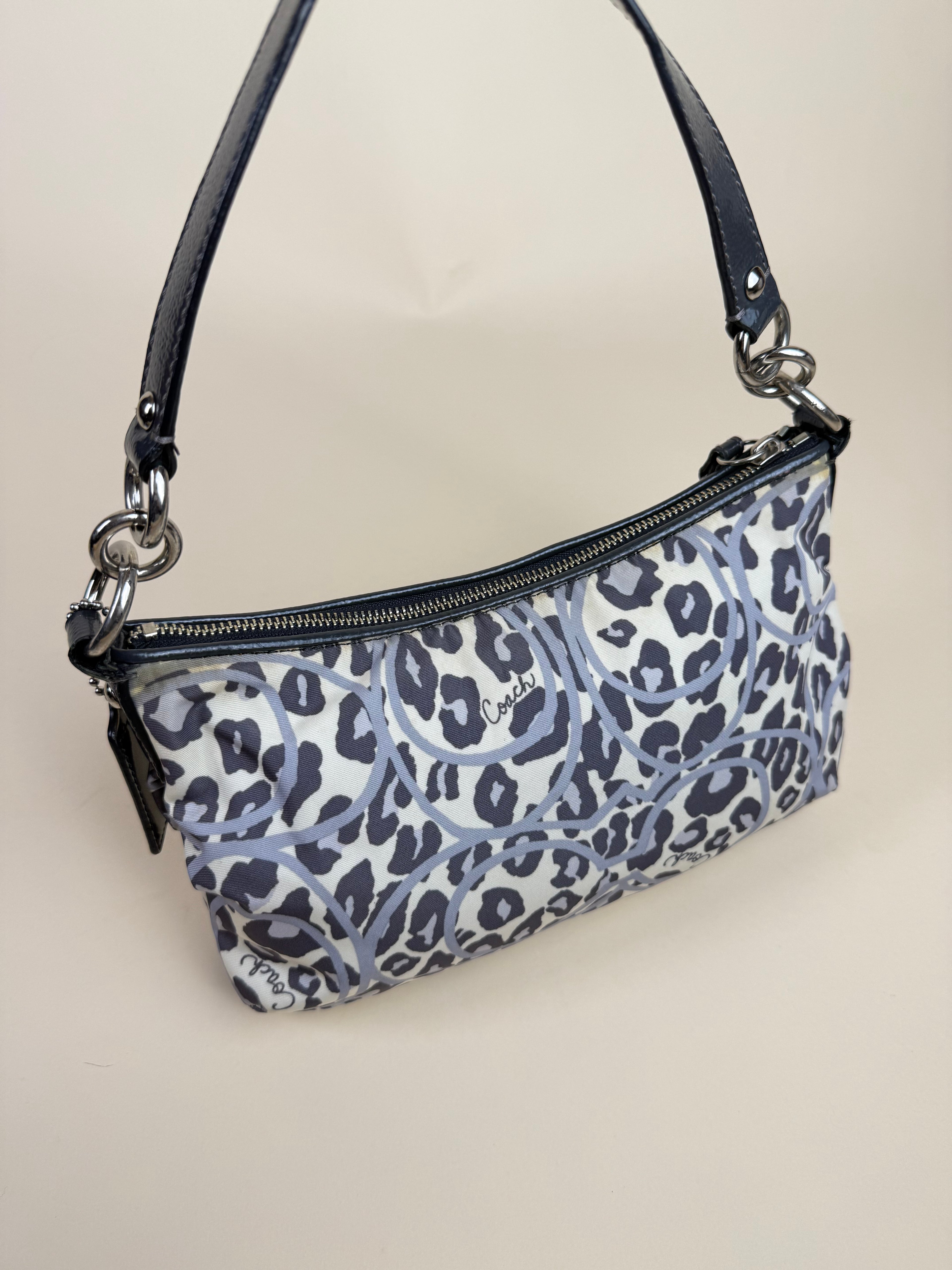 Coach Ocelot Animal Print – Grey/Blue