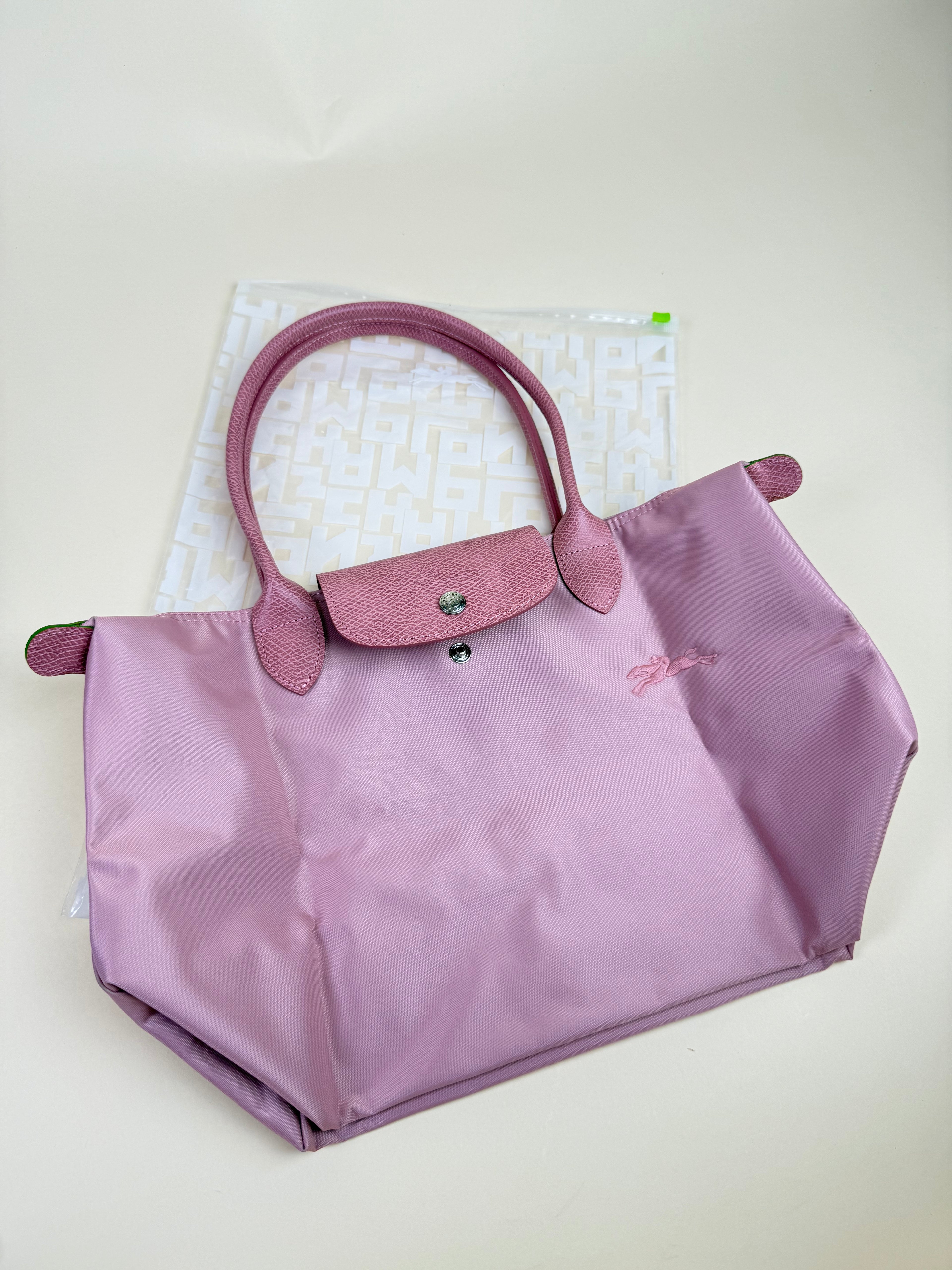 Longchamp Le Pliage Club Medium Long Handle - Rose