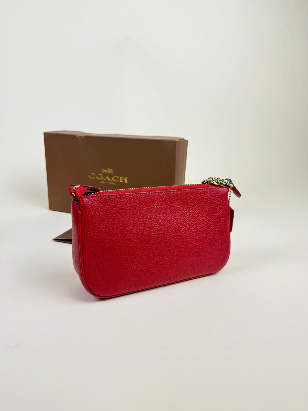 Coach Nolita 22 With Prairie Rivets - Red