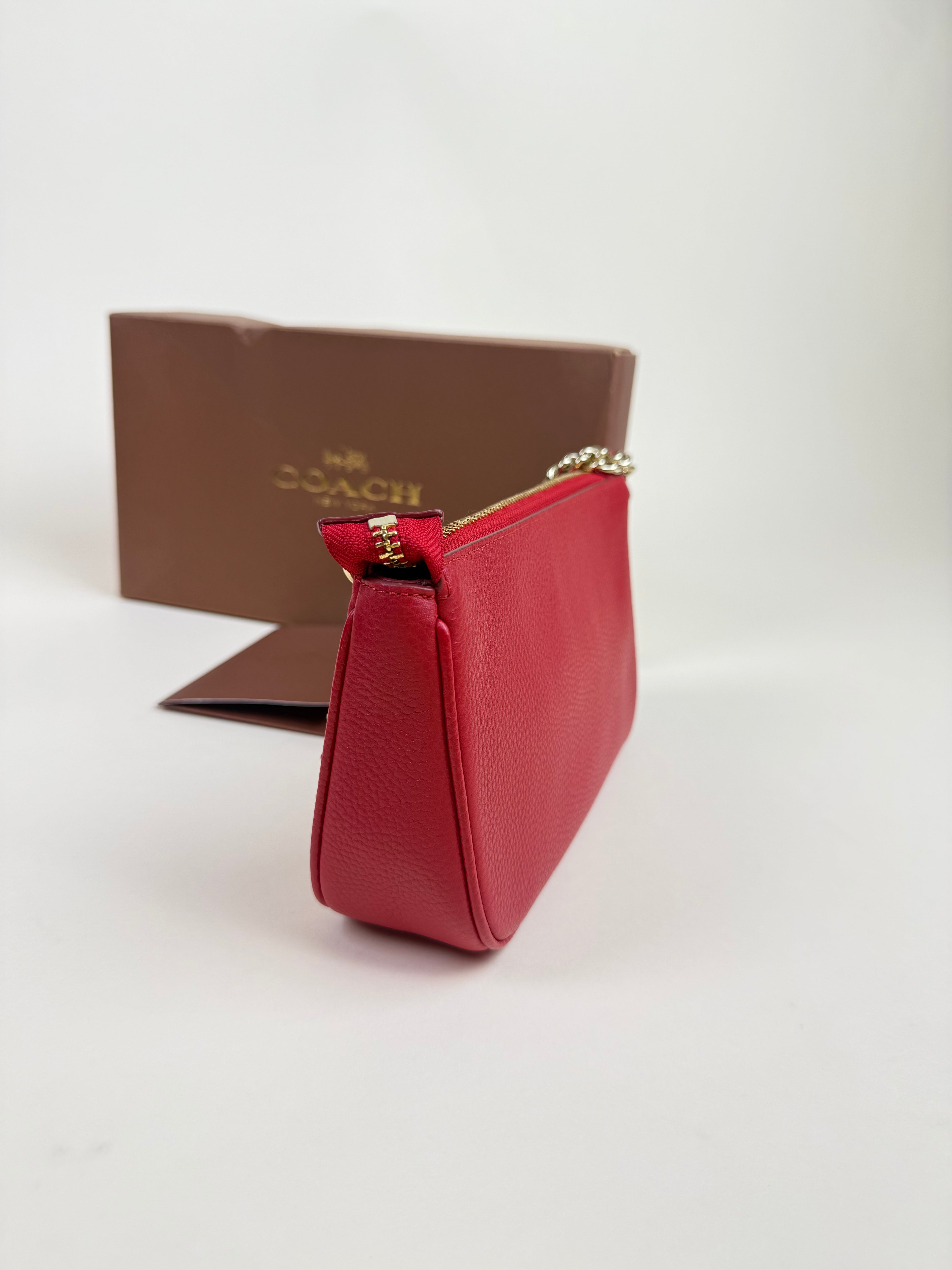 Coach Nolita 22 With Prairie Rivets - Red