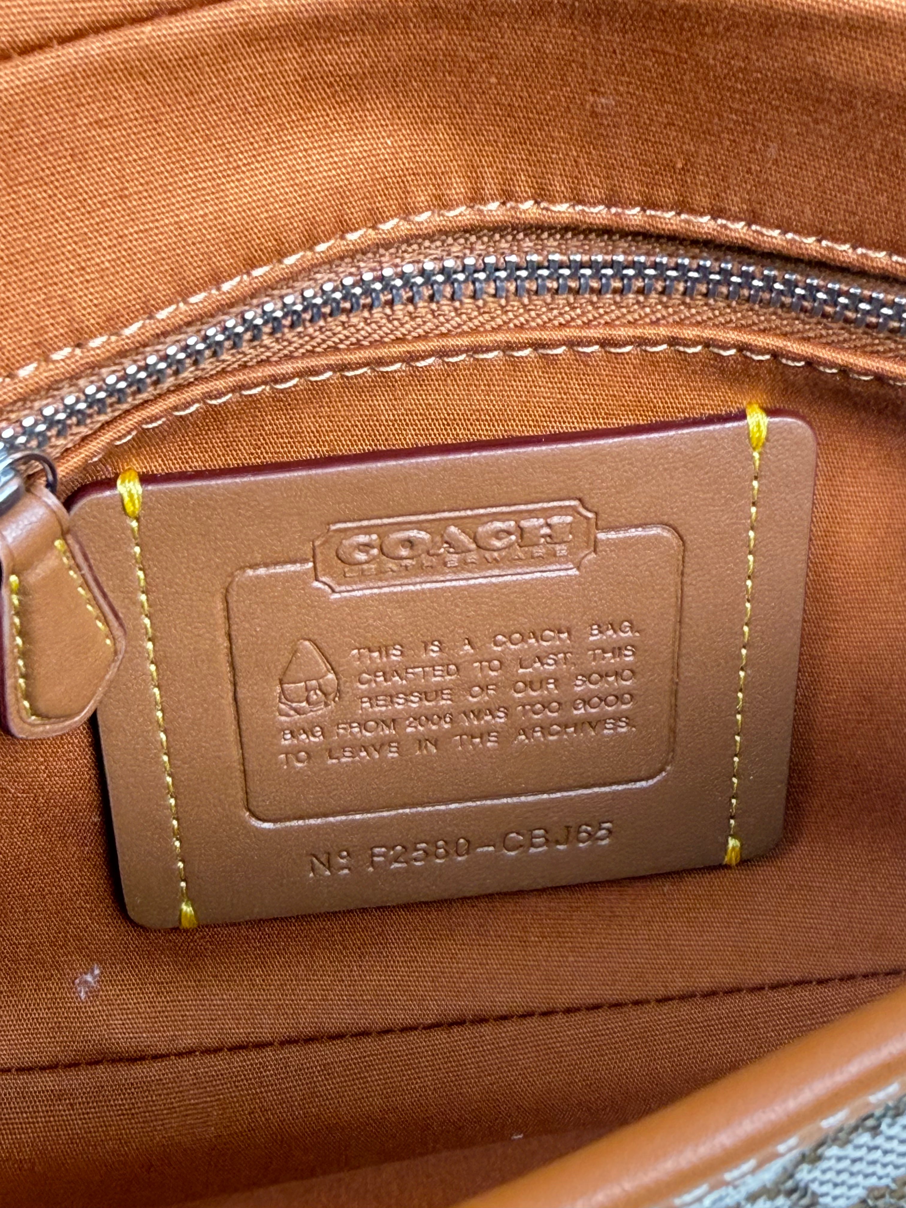 Coach Crystal Soho 26 - Tan / Signature Crystal