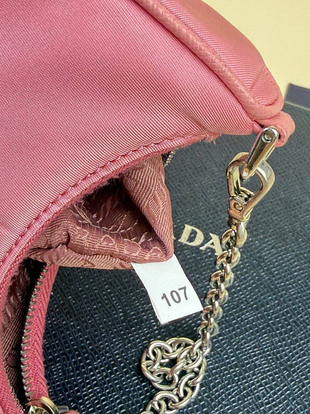 Prada Re-Edition Mini Hobo - Begonia Pink