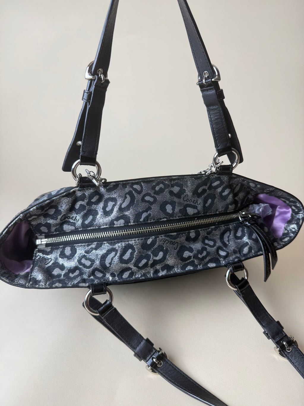 Coach Gallery Ocelot East West Tote