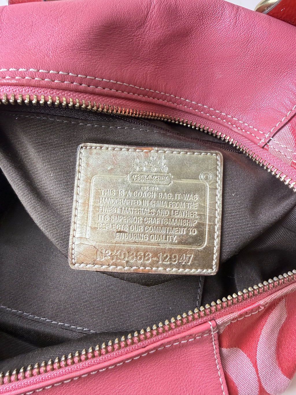 Coach Madison Sabrina Op Art Sateen Convertible Satchel - Barbie Pink