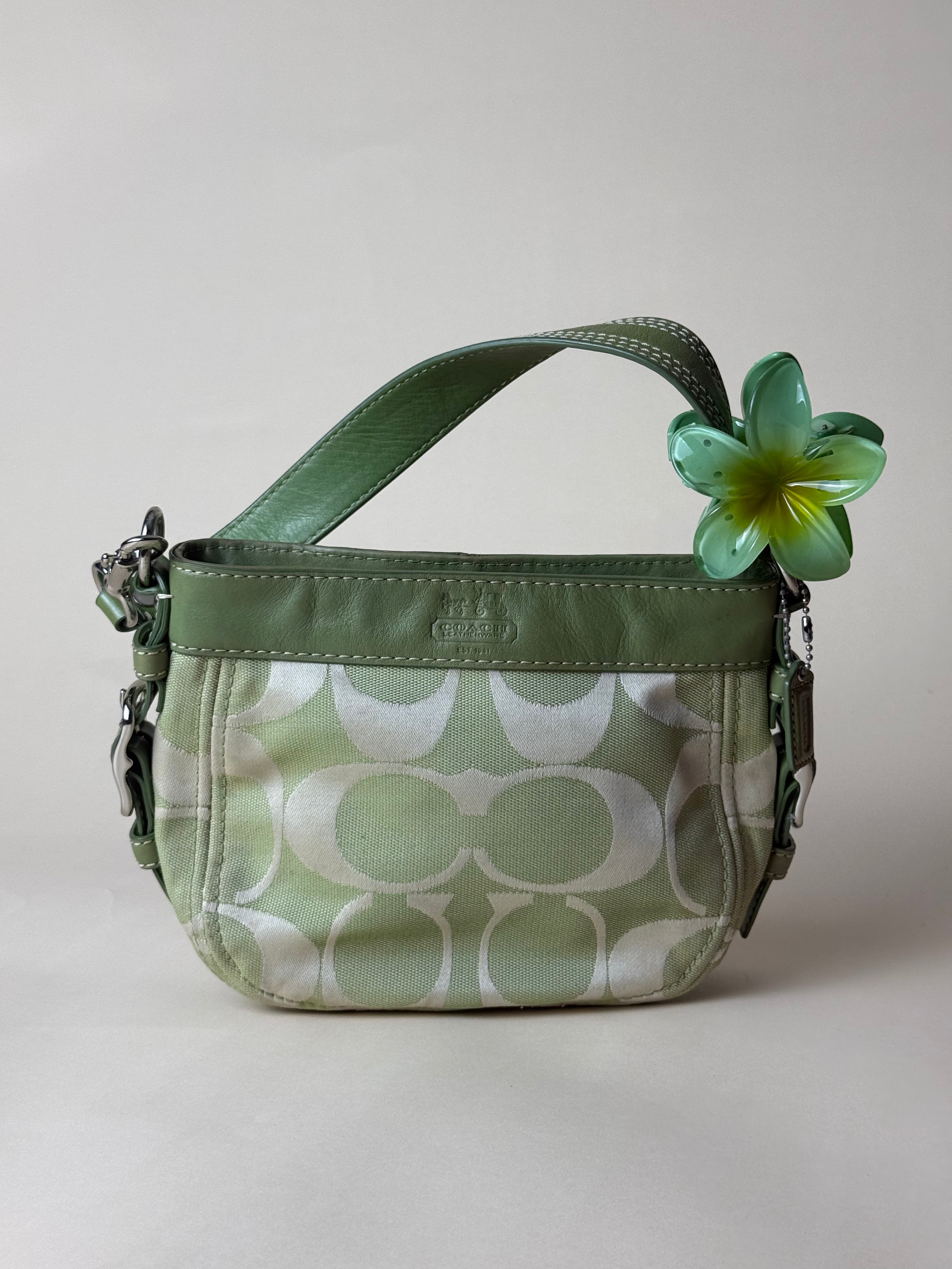 Coach Zoe Mini Signature Shoulder bag - Green