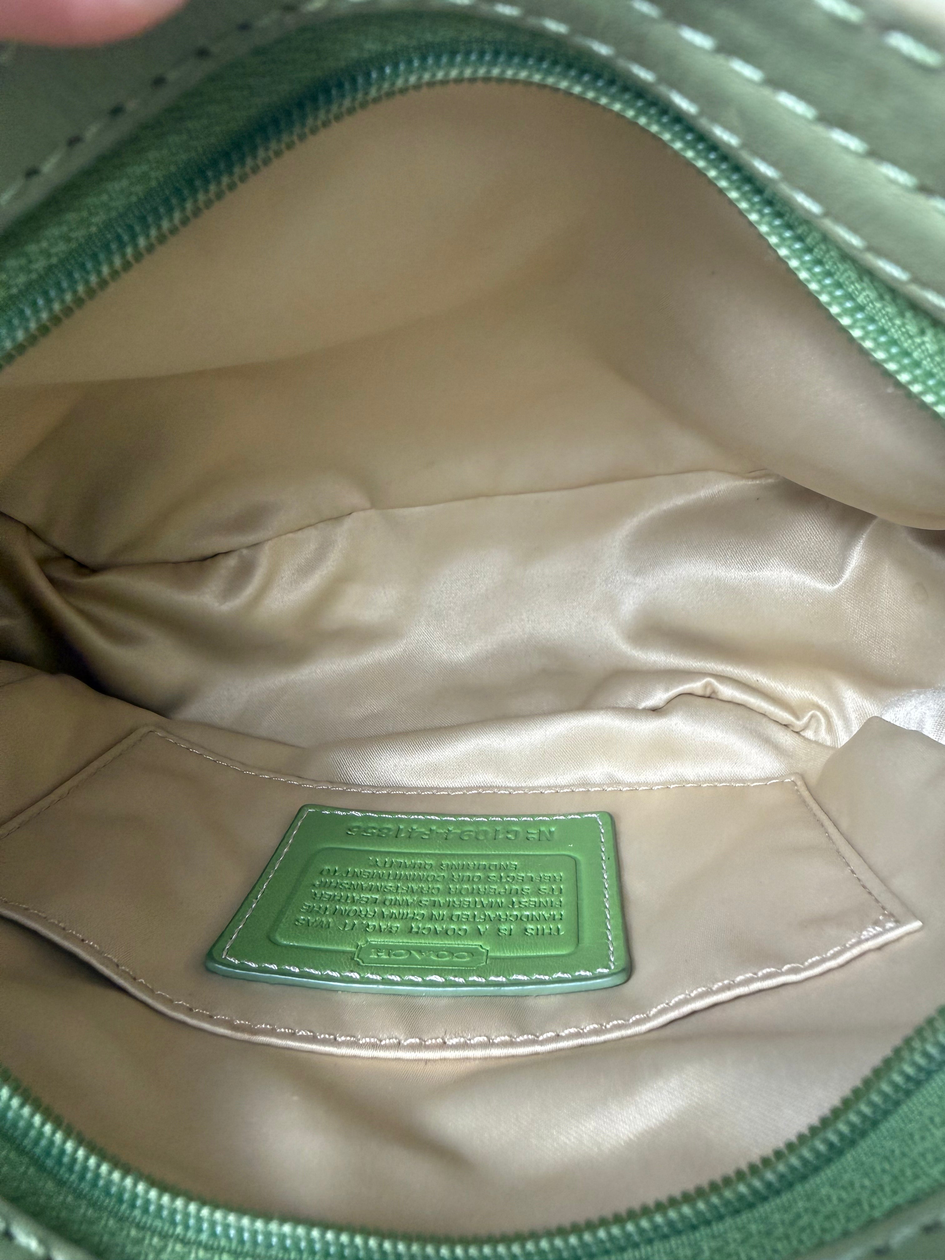 Coach Zoe Mini Signature Shoulder bag - Green