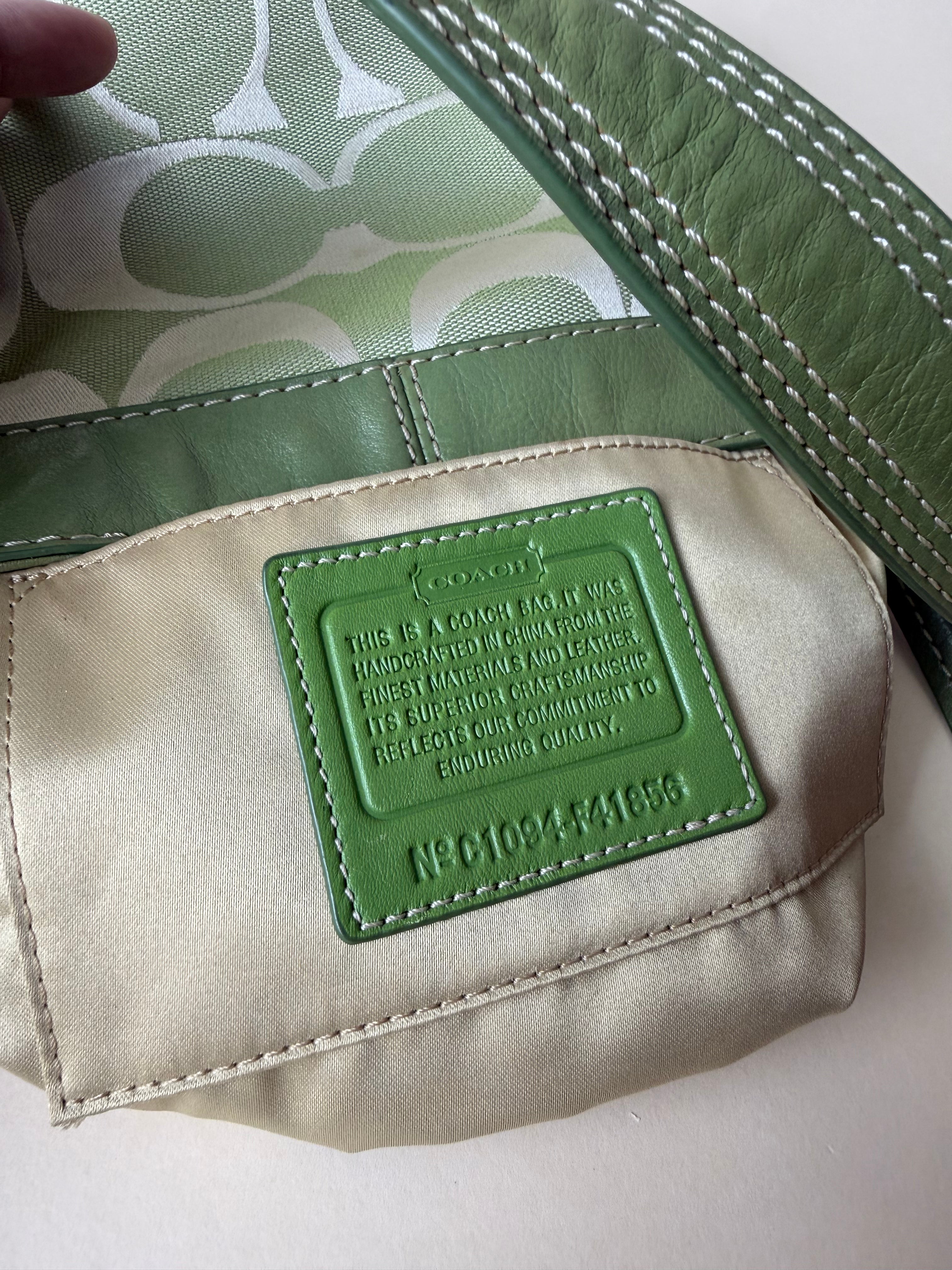 Coach Zoe Mini Signature Shoulder bag - Green