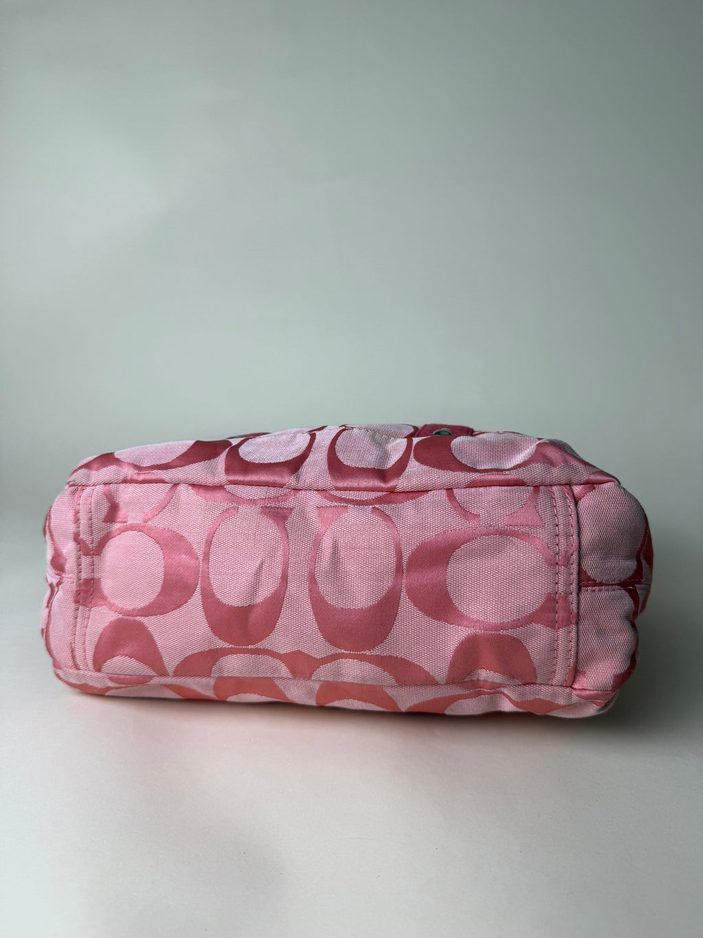 Coach Signature Soft Convertible Tote - Pink