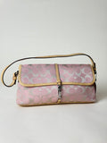 Coach Signature Demi Hampton Clip Baguette - Pink