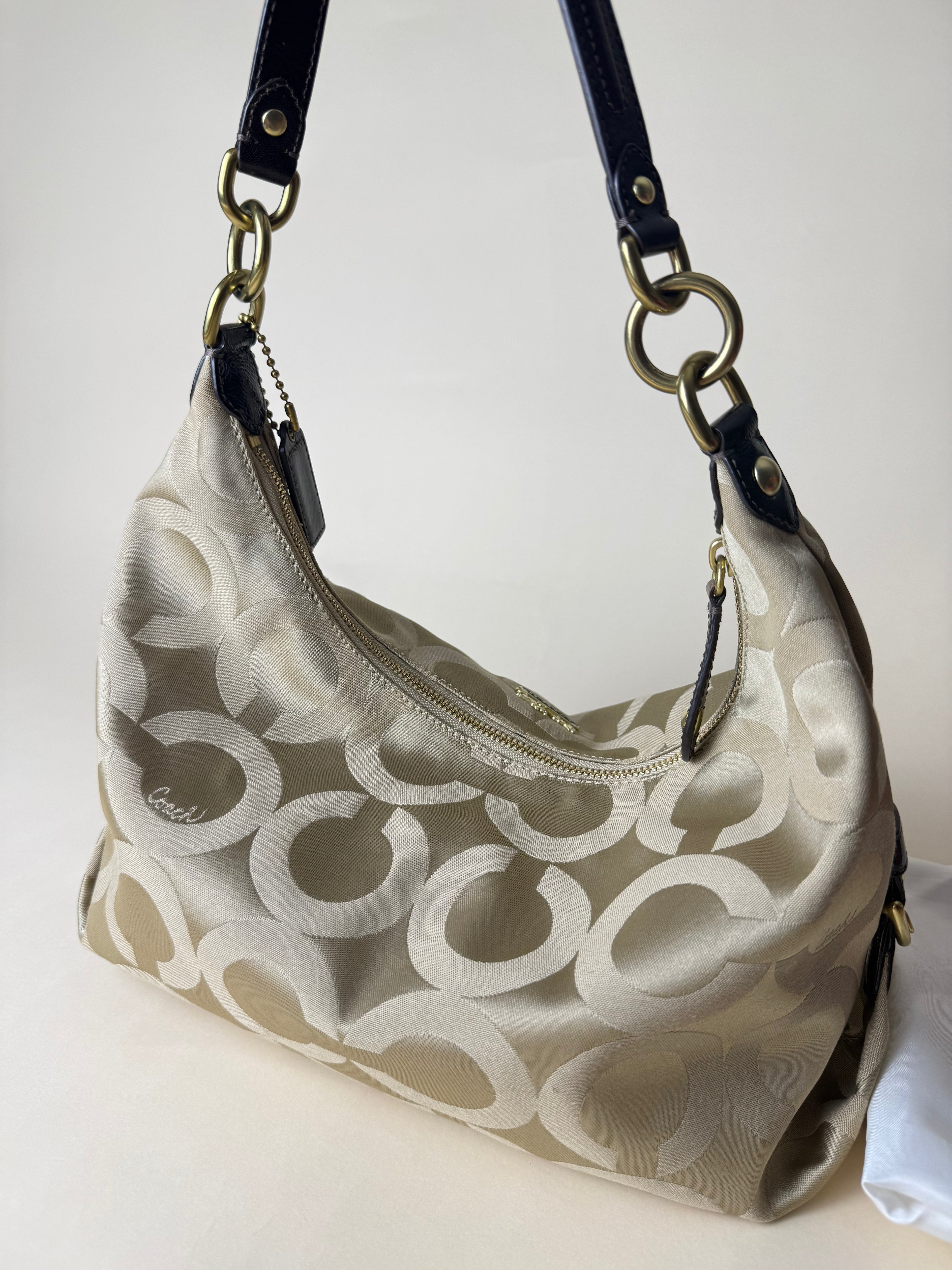 Coach Madison Op Art Hobo Bag - Brown