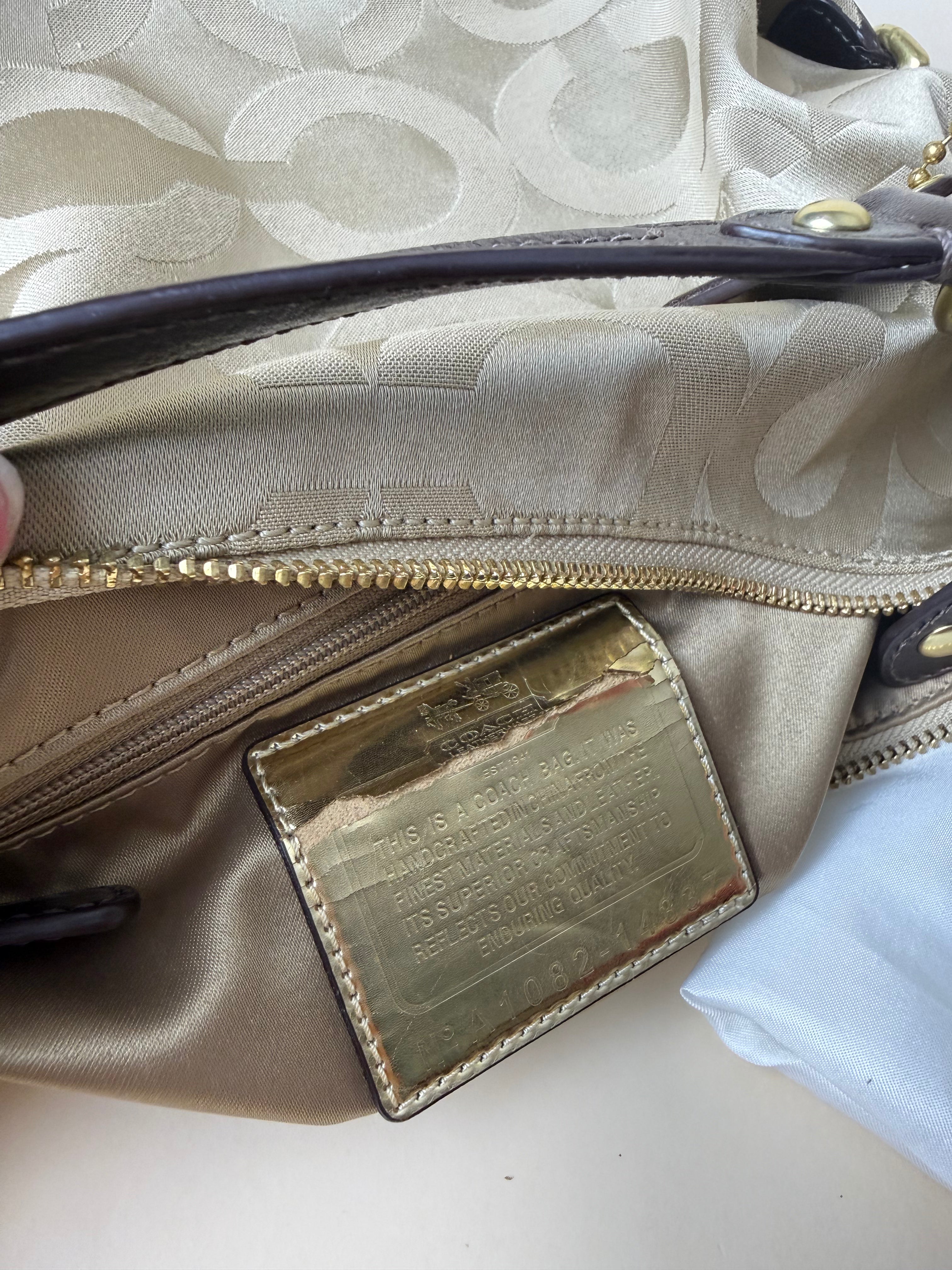 Coach Madison Op Art Hobo Bag - Brown