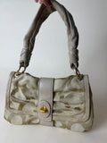 Coach Madison Op Art Bow Shoulder Bag - Champagne