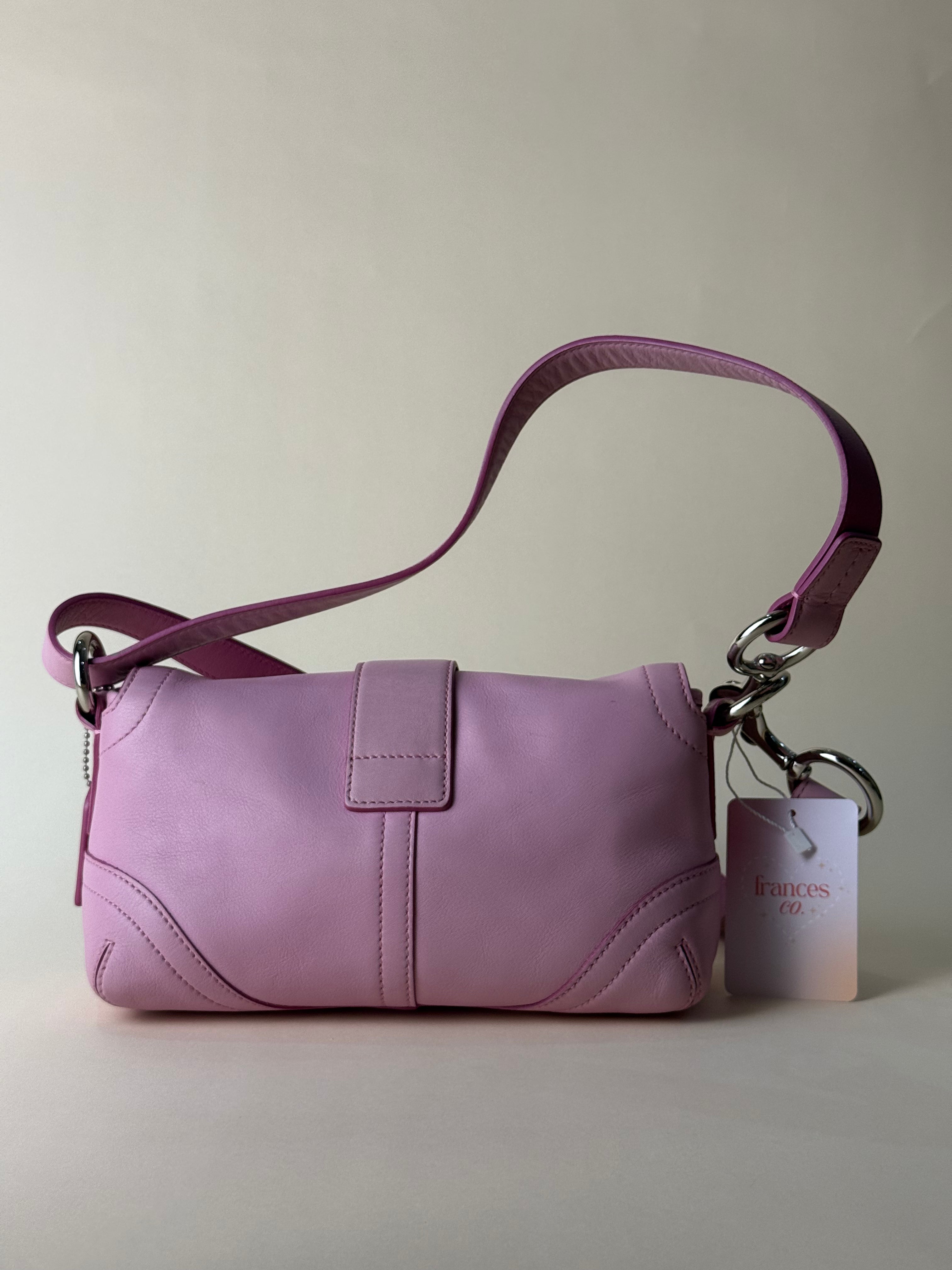 Coach Soho Mini Leather Flap 2WAY - Pink