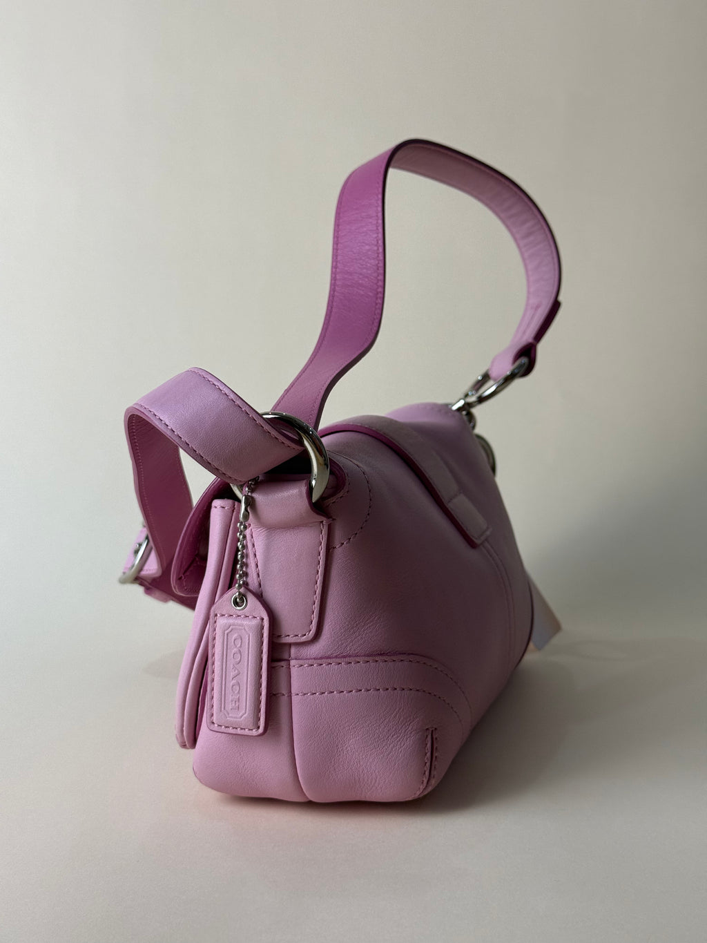 Coach Soho Mini Leather Flap 2WAY - Pink