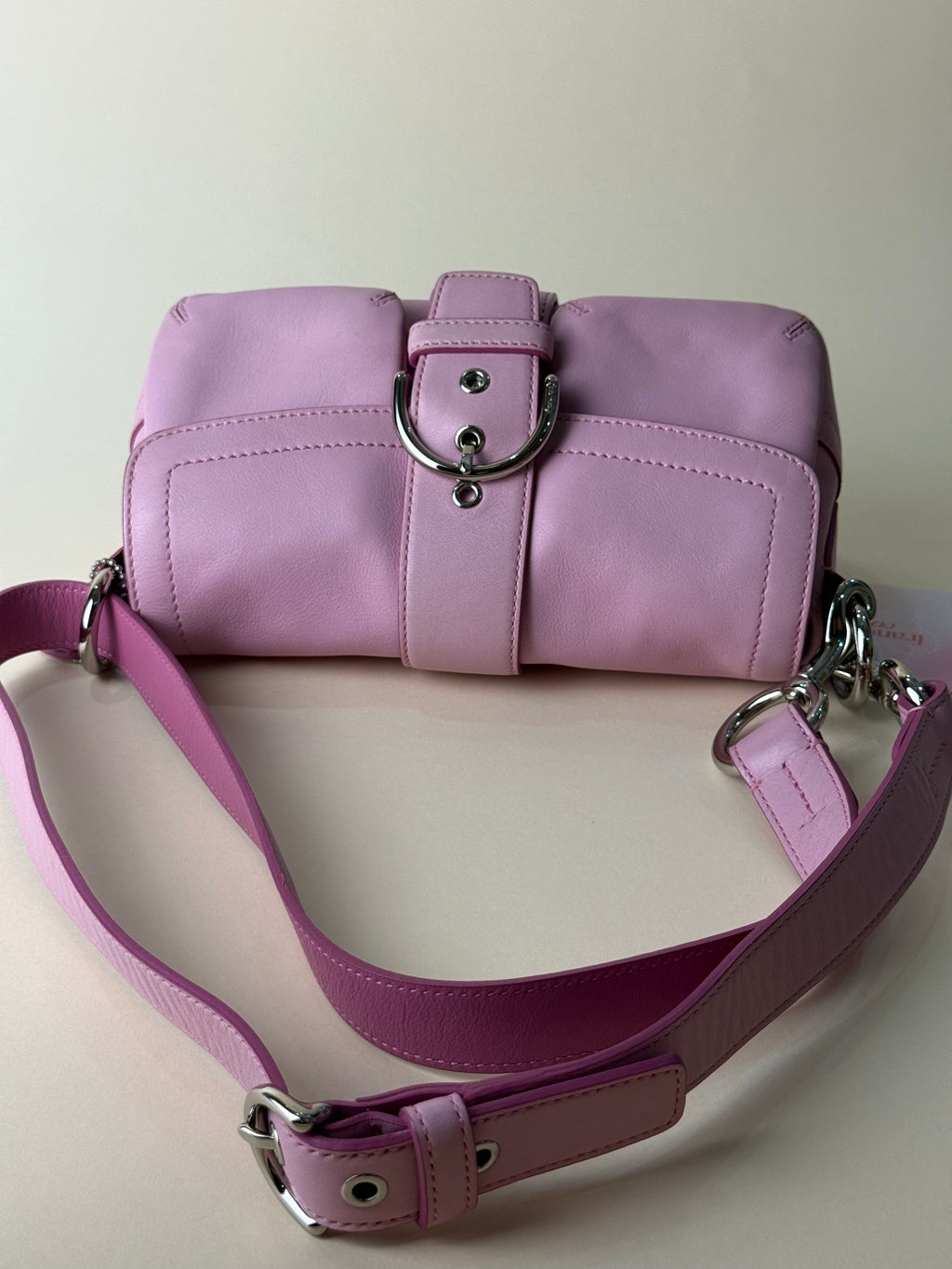 Coach Soho Mini Leather Flap 2WAY - Pink