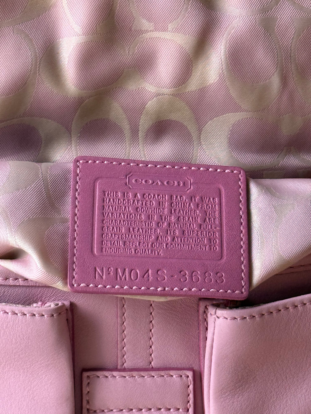 Coach Soho Mini Leather Flap 2WAY - Pink