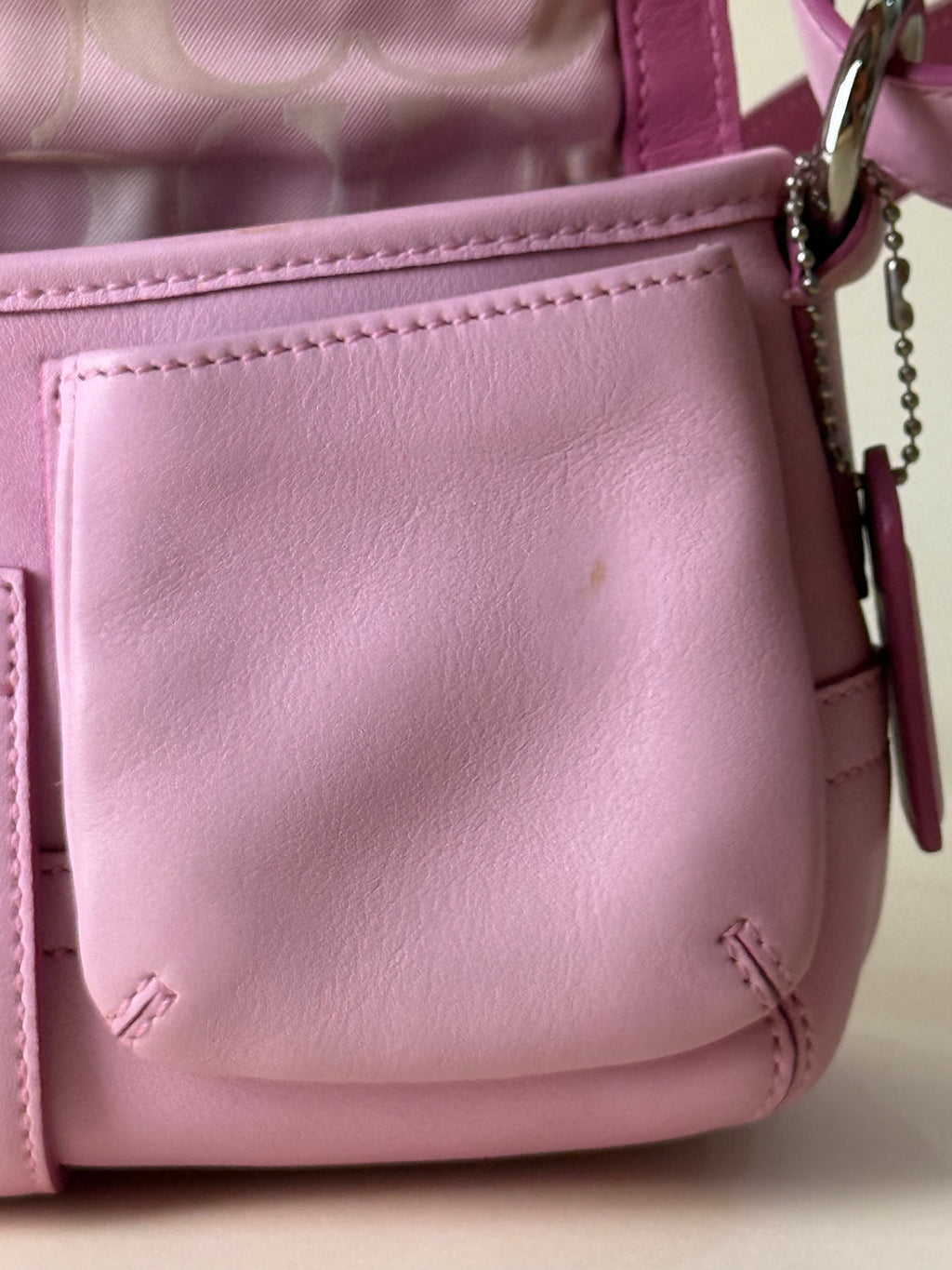 Coach Soho Mini Leather Flap 2WAY - Pink