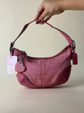 Coach Soho Signature Jacquard Demi Hobo  Bag - Pink