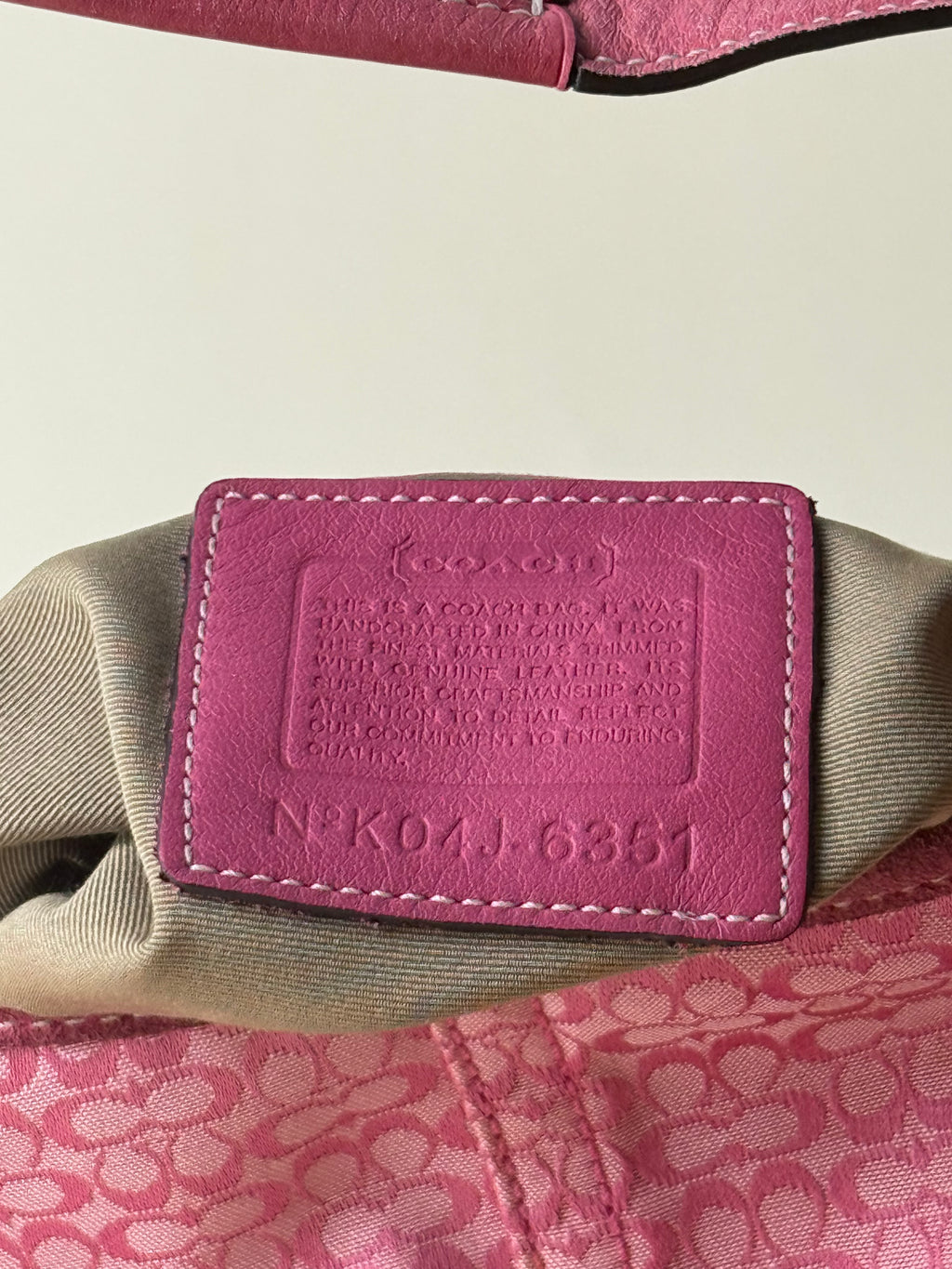 Coach Soho Signature Jacquard Demi Hobo  Bag - Pink