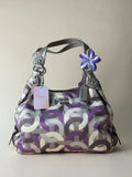 Coach Madison Sophia Nylon Bag - Purple Multicolor