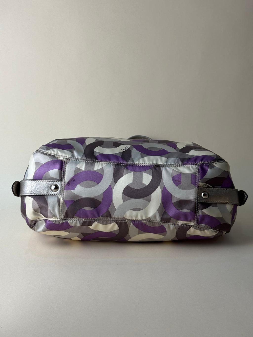 Coach Madison Sophia Nylon Bag - Purple Multicolor