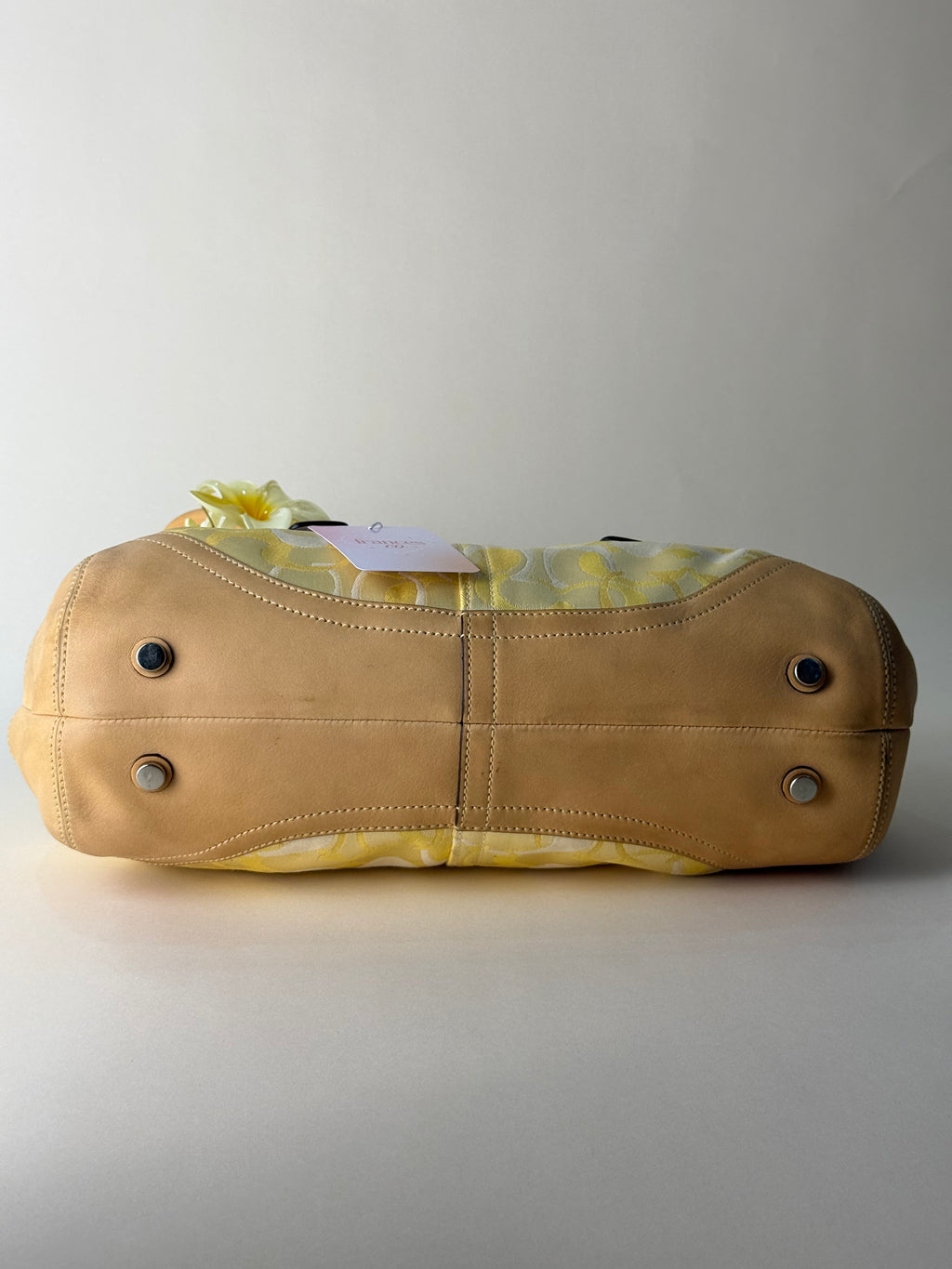 Coach Optic Signature Soho Flap Tote - Yellow