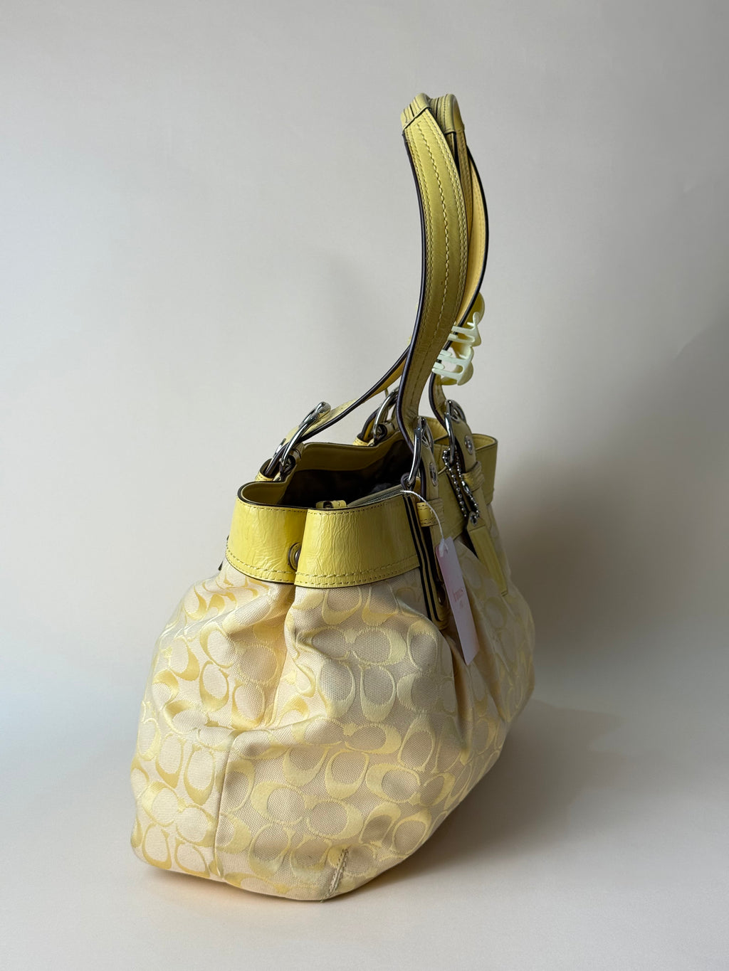 Coach Signature Soho Jacquard Tote - Yellow
