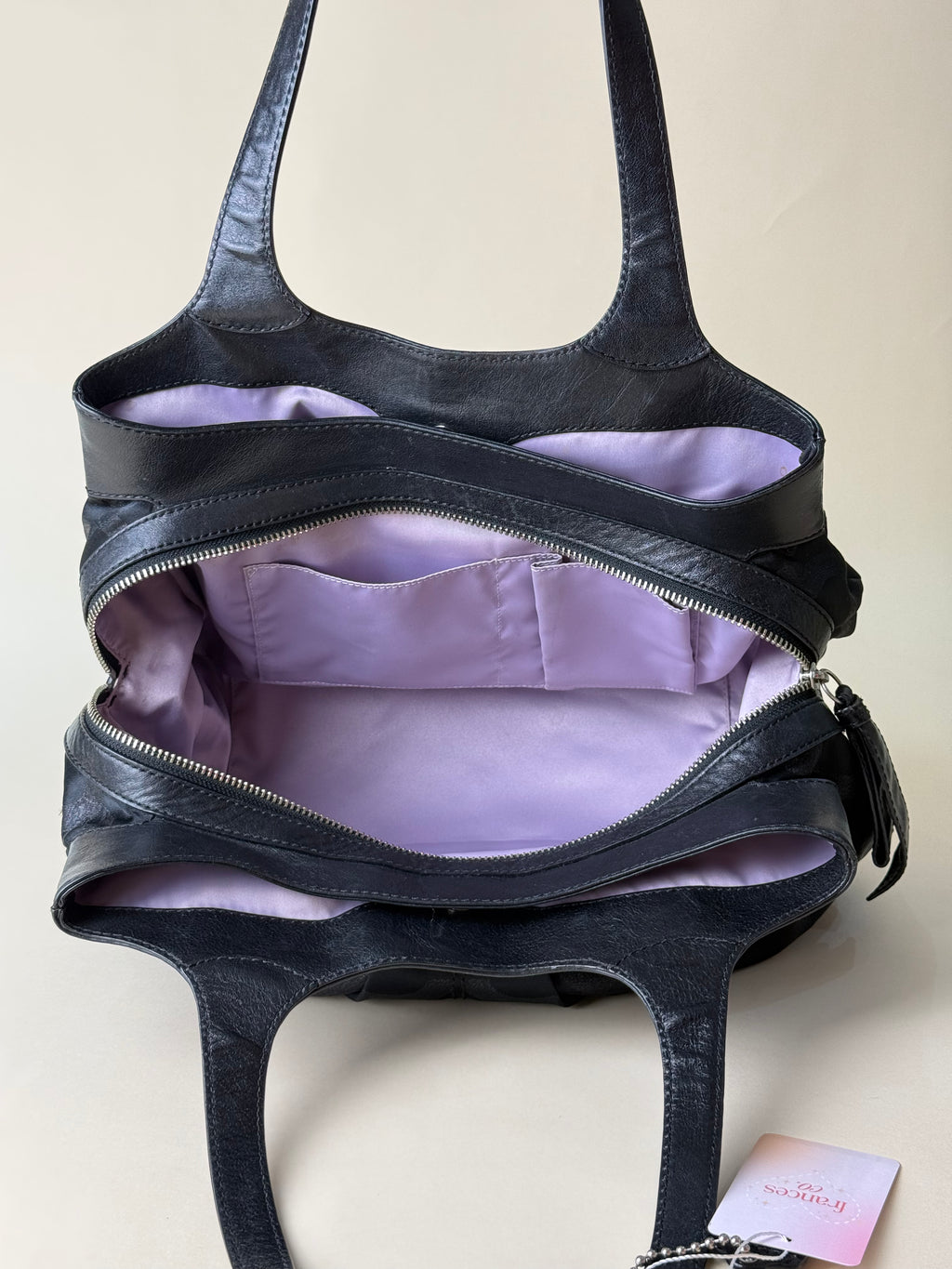 Coach Madison Op Art Glitter Lexi Hobo - Black