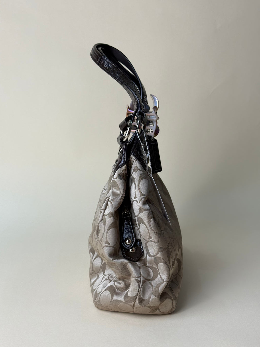 Coach Ashley Small shoulder Bag - Khaki/Brown
