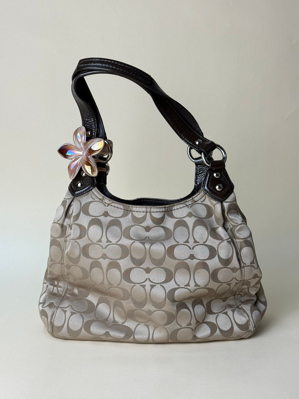 Coach Ashley Small shoulder Bag - Khaki/Brown