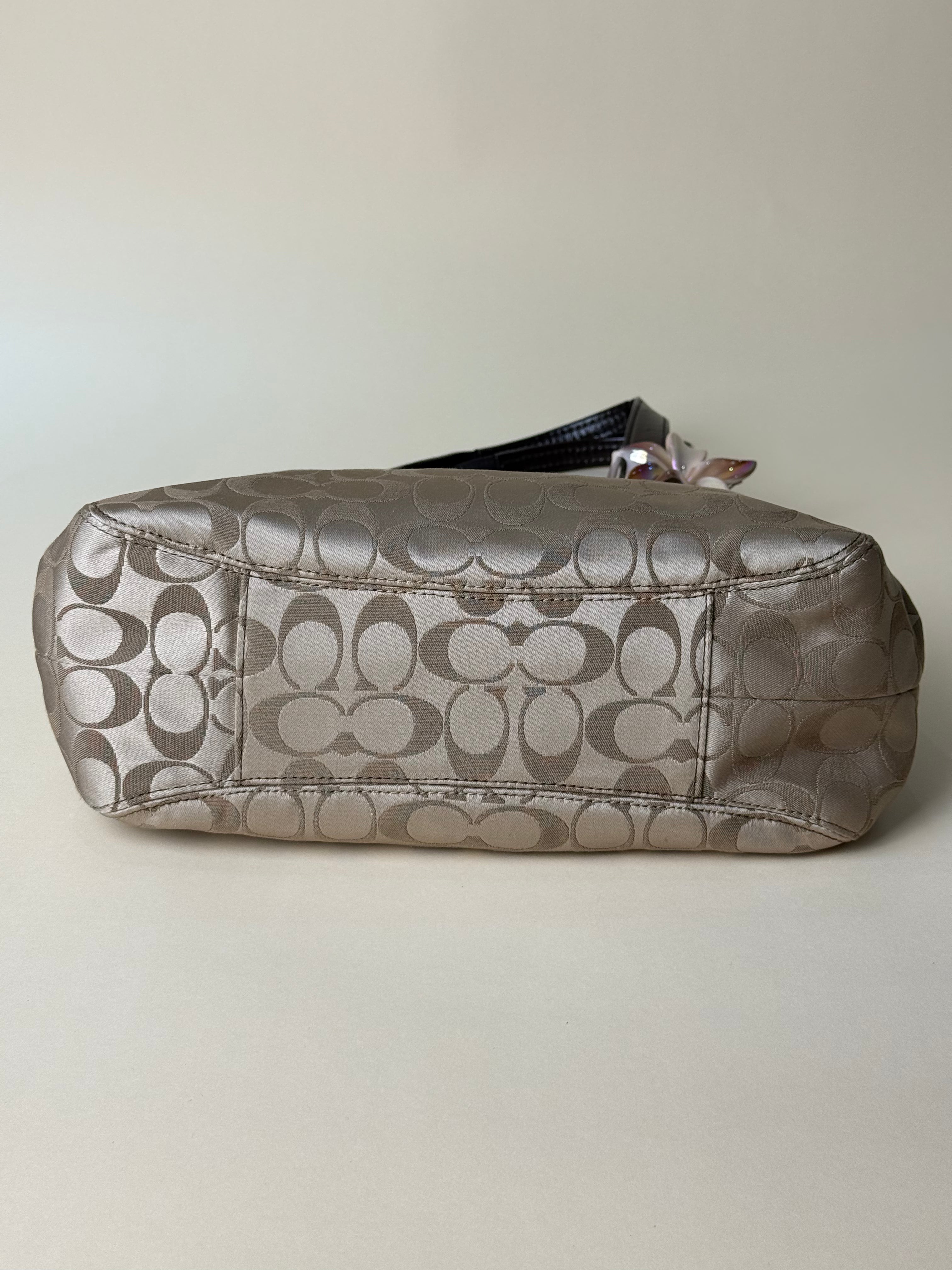 Coach Ashley Small shoulder Bag - Khaki/Brown