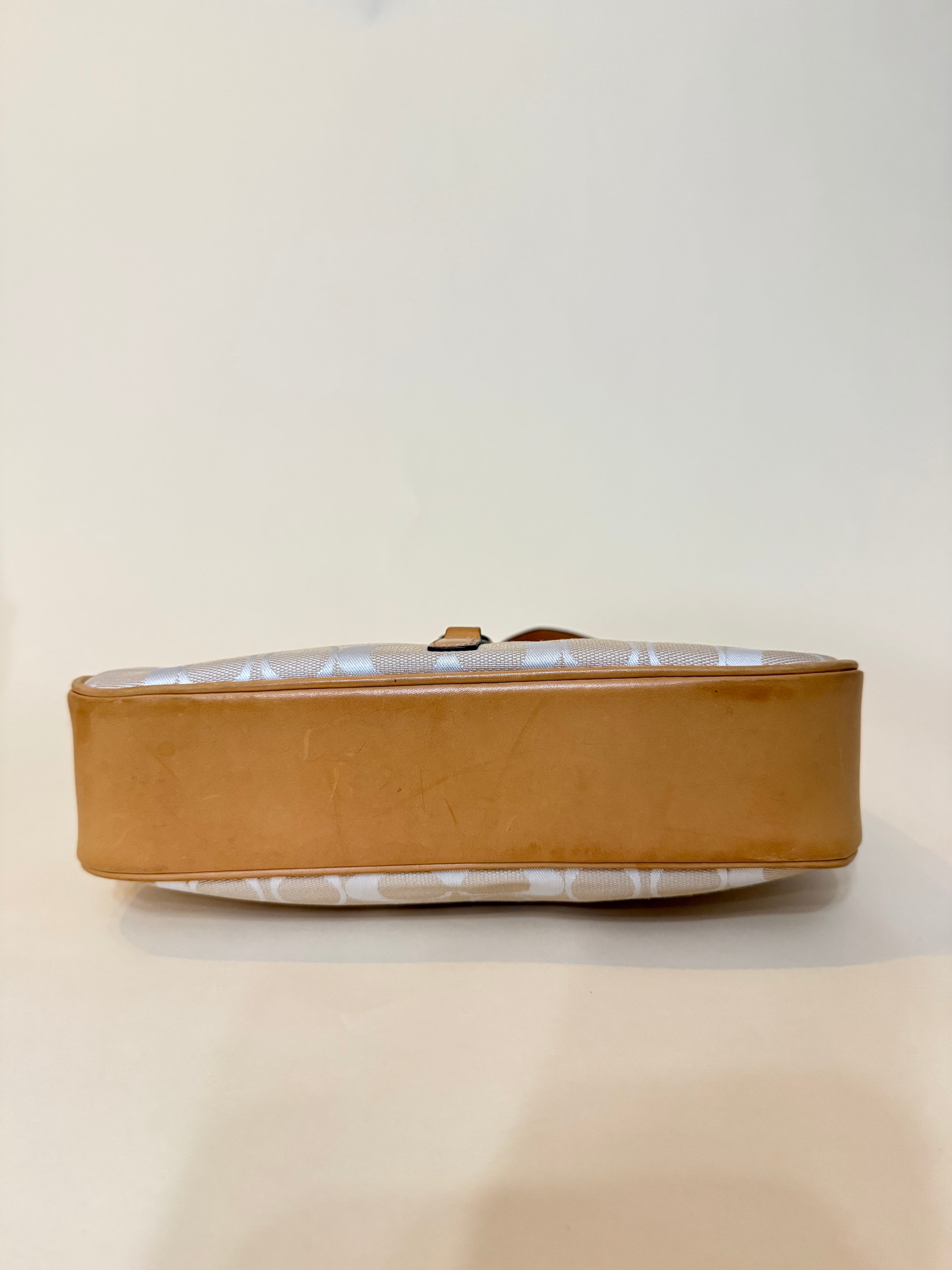 Coach Hampton Clip in Ivory/Cream